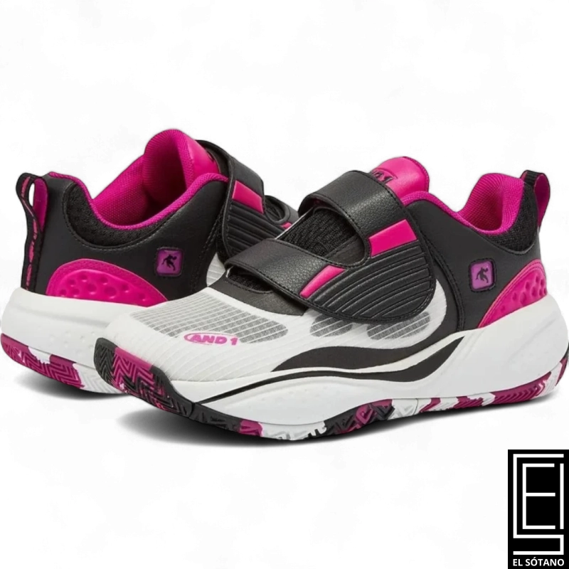 Zapatos And 1 Revel Ad90209Gwbp Negro Rosa Kids