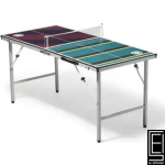 Mesa De Ping Pong Mini Portable Largo 150 Cm X Ancho 67 Cm X Alto 67 Cm