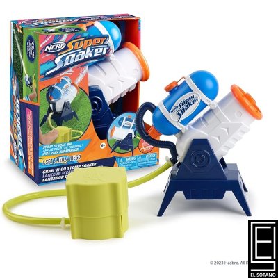 Juegos De Agua Al Aire Nerf Super Soaker Grab N Go Stomp Soaker Máquina De Chorro 771171172444