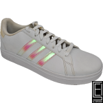 Zapatos Adidas Grand Court Rayas Iridiscentes