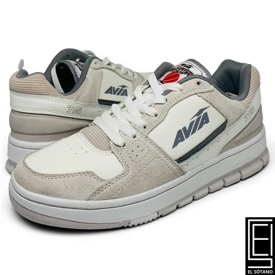 Zapatos Avia 715 Aa50250Msw Blanco Blanco Gris