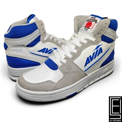 Zapatos Avia 720 Aa50251Mwsd Blanco Gris Azul