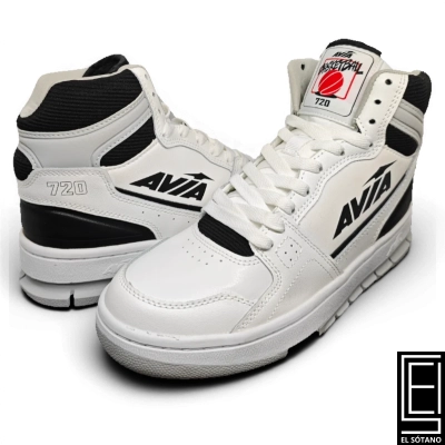 Zapatos Avia 720 Aa50251Mwx Blanco Negro