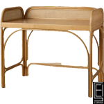 Mesa 0610 Escritorio De Ratán Tejido Hali - Opalhouse Diseñado Con Jungalow