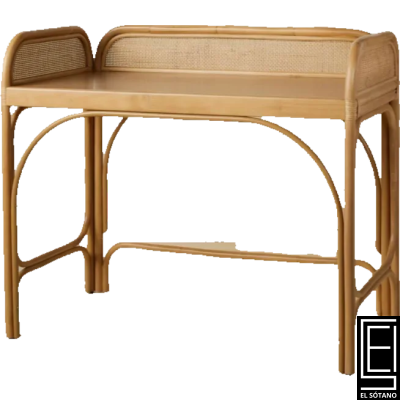 Mesa 0610 Escritorio De Ratán Tejido Hali - Opalhouse Diseñado Con Jungalow