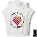 Camisa Justice Sport Jsprt Cutoff Hoodie