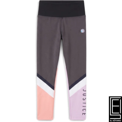 Leggins Justice Sport Cx Colorblck Leggins Coal