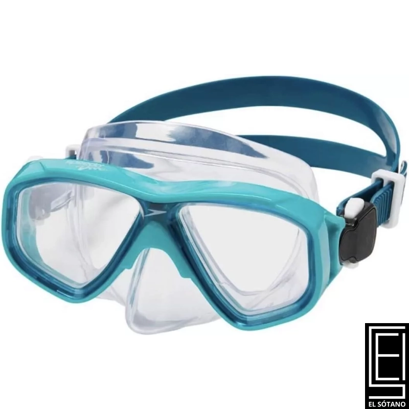 Máscara Speedo Surf Gazer Gafas De Natación Unisex - Niños 3-6 Uv Proteger Con Cubierta Para Nariz