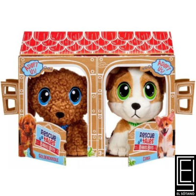 Mascotas De Peluche De Corgi Y Goldendoodl Rescue Tales