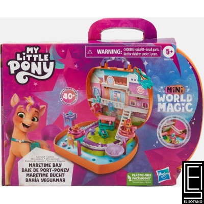 Mini World Magic Compact Portable Playset Pink Combo