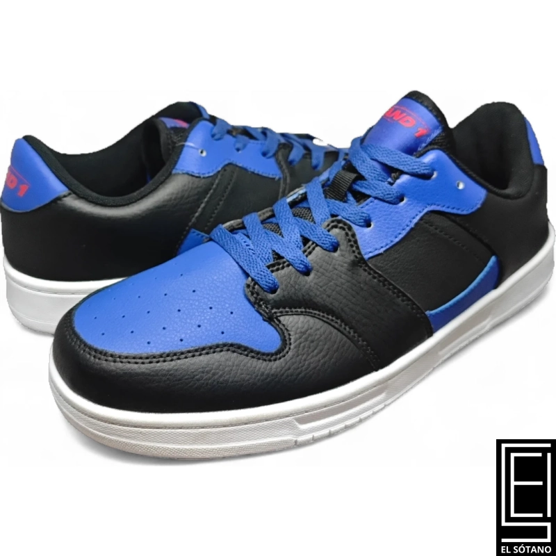 Zapatos And 1 Slam Slow Azul Negro Ad90177Ybd