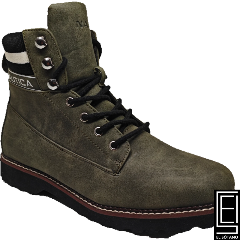Zapatos Nautica Bota Verde
