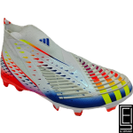 Tacos Adidas Predator Edge Fg Al Rihla En Color Blanco