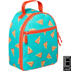 Lonchera Cat Amp Jack Turquesa Estampado De Porciones De Pizza