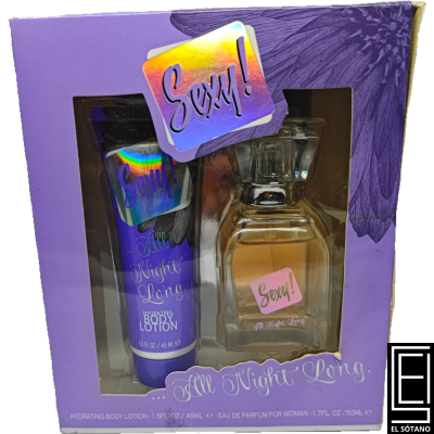 Perfume Sexy All Night Long 17 Oz Loción Hidratación Corporal 15 Oz
