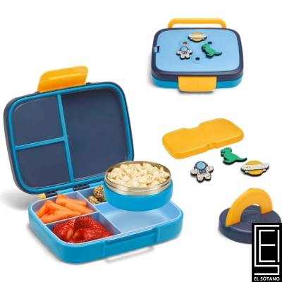 Lonchera Porta Comida Contenedor De Almacenamiento De Alimentos Ello Benni De Polipropileno De 4527 Oz Blue