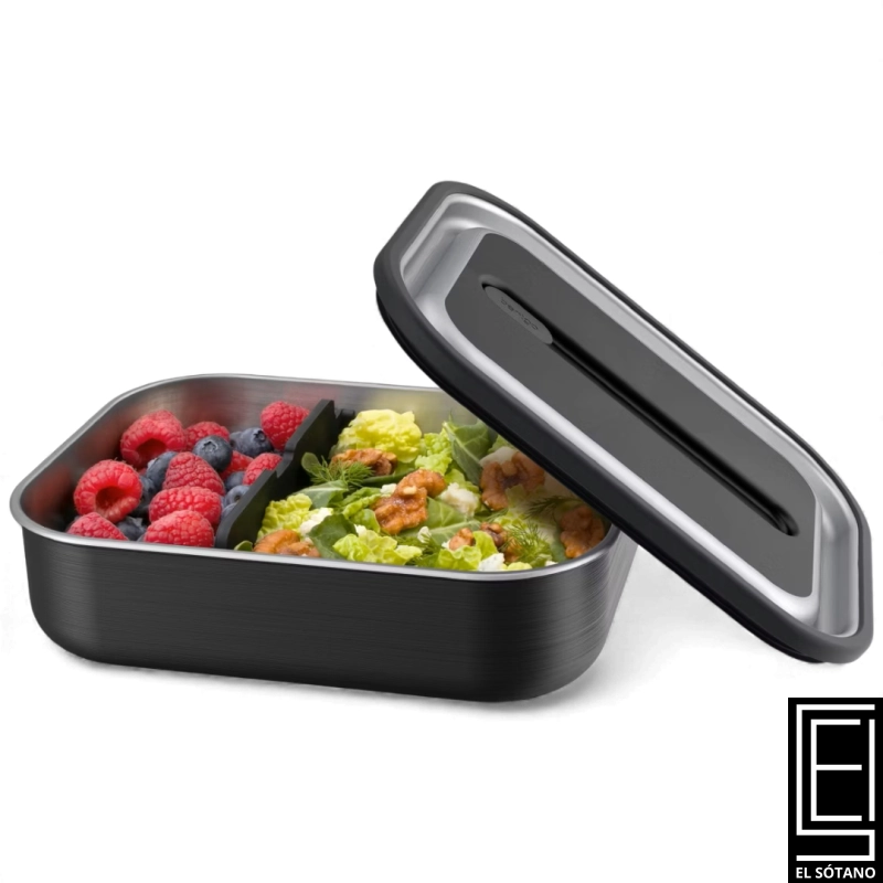 Lonchera Porta Comidafiambrera Bentgo Microsteel A Prueba De Fugas