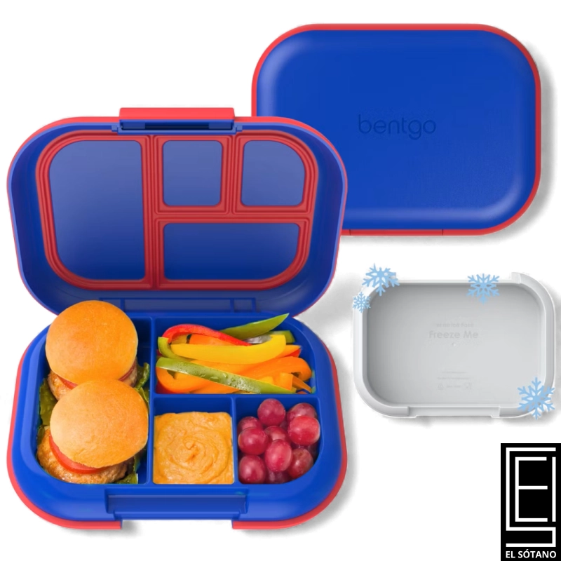 Lonchera Porta Comida Fiambrera Bentgo Kids Chill A Prueba De Fugas Azul