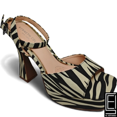 Zapatos Kenneth Cole Paula Heel Sandal Ksw4239Am Black Multi