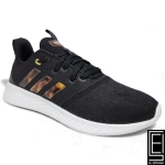 Zapatos Adidas Puremotion Negro Con Diseño Dorado