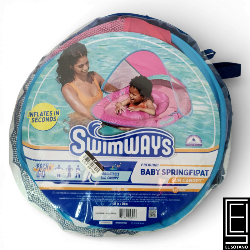 Flotador De Primavera Premium Para Bebés Sun Canopy