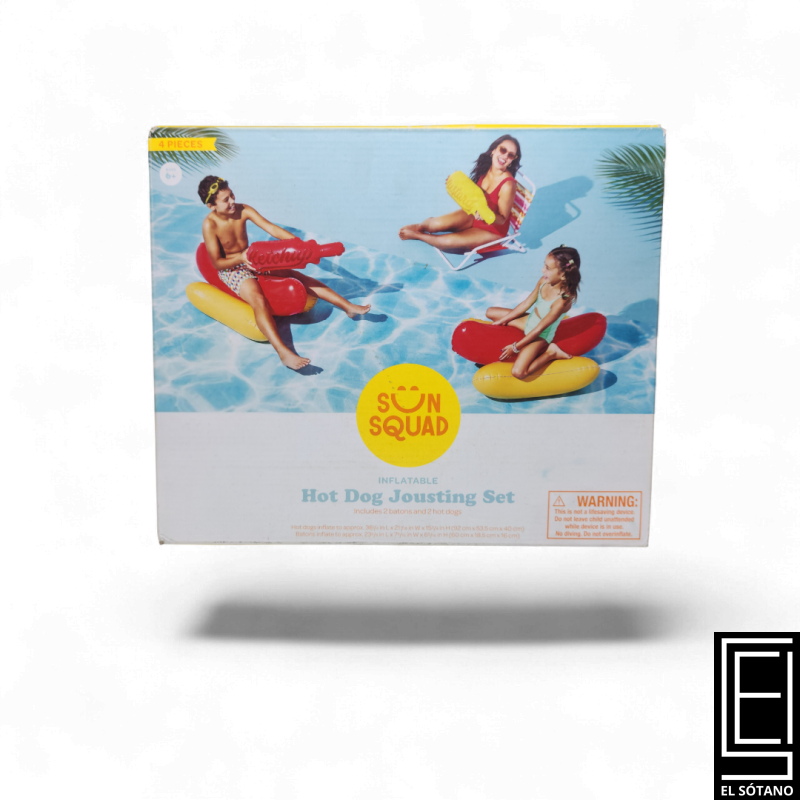 Juego De Justas Inflable Para Hot Dogs Sun Squad