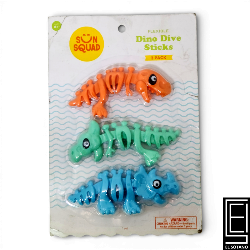 Palos De Buceo De Dinosaurios Sun Squad