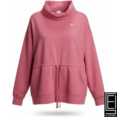 Sueter Nike Yoga Dri-Fit Color Rosa Con Cuello Alto
