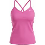 Top Nike Indy Dri-Fit Rosa Logo Blanco