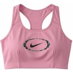 Top Nike Swoosh Rosa Con Un Logotipo Floral