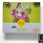 Tubo De Natación Inflable Y Pelota De Playa Sun Squad