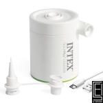 Bomba De Aire - Blanca Intex Usb200R Minibomba De Aire Recargable Usb Quick Fill Cylinder