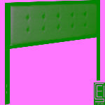 Cabecera Para Cama Queen Tapizada Con Mechones De Metal Bristol De Flash Furniture En Tela Gris Oscuro