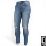 Pantalon Wild Fable Skinny Azul Claro Con Desgates