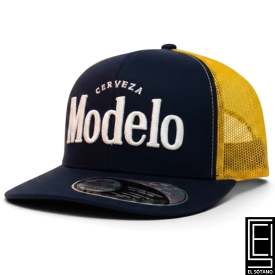 Gorra Snapback Azul Y Amarilla