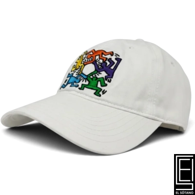 Gorra Mad Engine De Keith Haring White