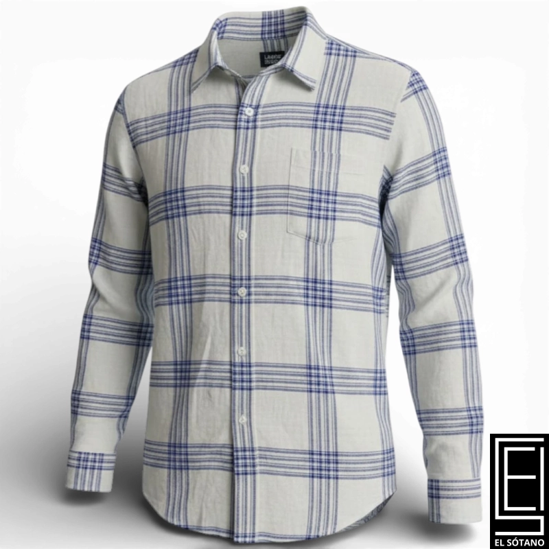 Camisa Land End Casual De Cuadro