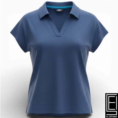 Chemis Land End Cuello En V Azul Oscuro