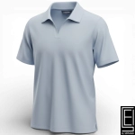 Chemis Land End Cuello En V Azul Claro