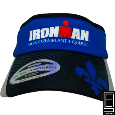 Vicera Ironman Mont-Tremblant Quebec En Azul Y Negro