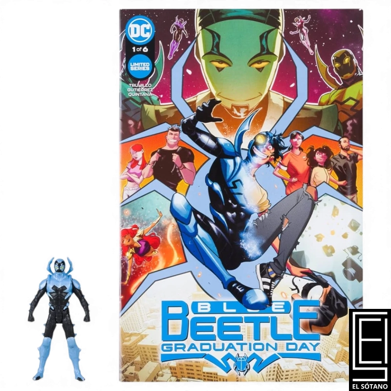 Juguete Cómic Blue Beetle Graduation Day 1