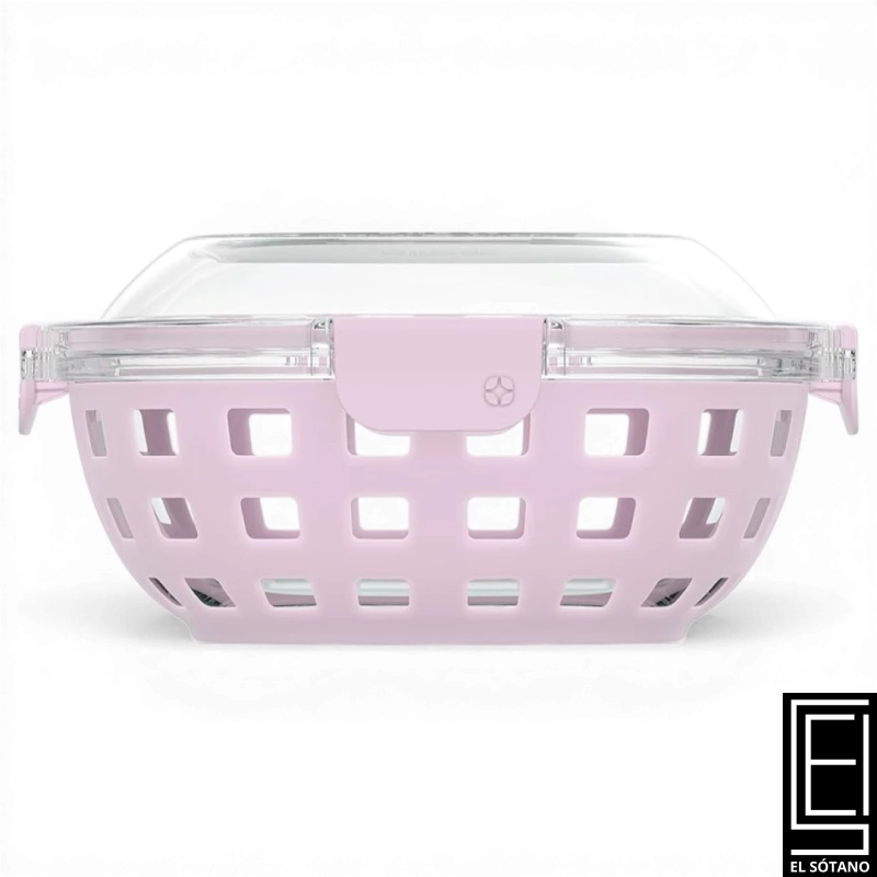 Contenedor Ello Duraglass Lunch Bowl Con Funda De Silicona Y Tapa Hermética