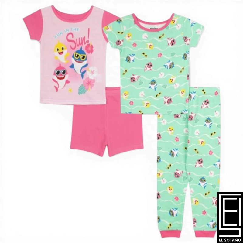 Pijama Nikelodeon Baby Sahrk Set De 2 Pijama Nikelodeon Baby Sahrk Set De 2