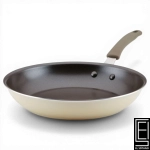 Sartén Antiadherente De Aluminio De 3175 Cm 125 Rachel Ray Cook And Create Color Azul Apta Para Horno Compatible Con Cocinas De Gas Y Eléctricas
