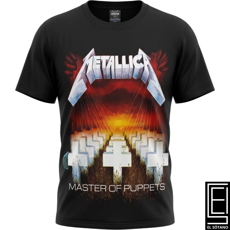 Franela Rock Metallica Master Of Puppets Franela Rock Metallica Master Of Puppets