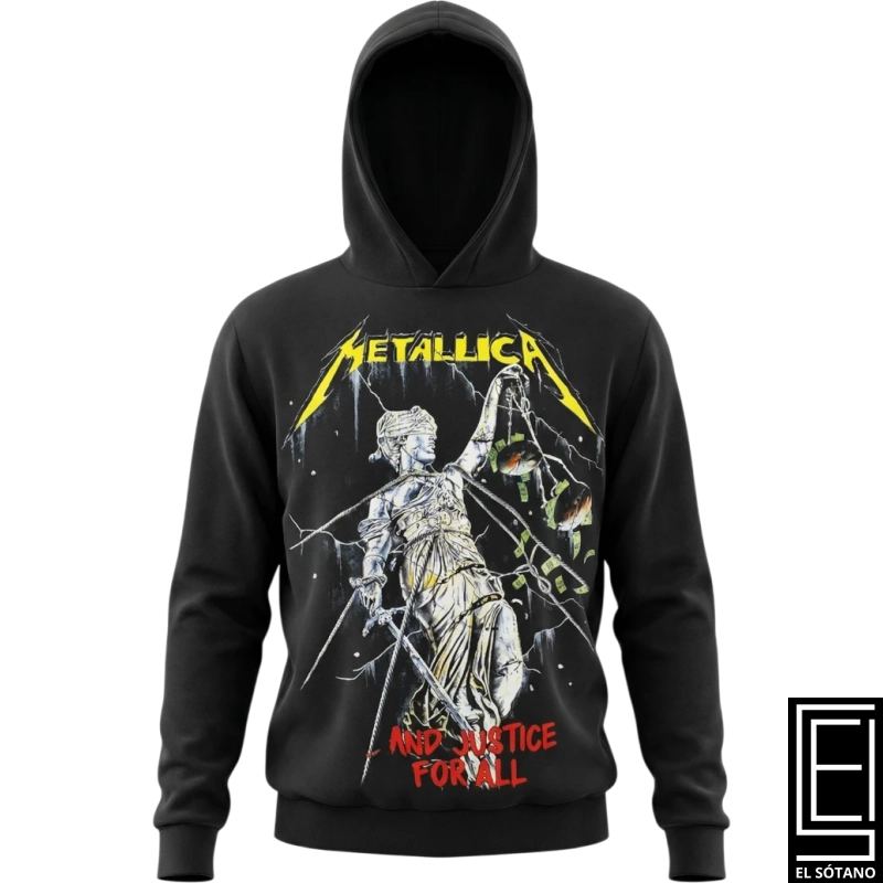 Hoodies Sudadera Con Capucha Metallica And Justice For All Hoodies Sudadera Con Capucha Metallica And Justice For All