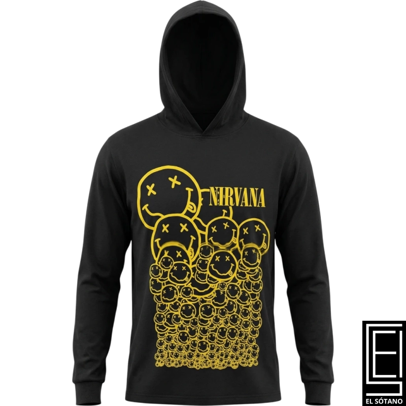 Hoodies Sudadera Con Capucha Nirvana