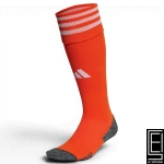 Medias Adidas Adi 23 Naranja Franjas Blancas