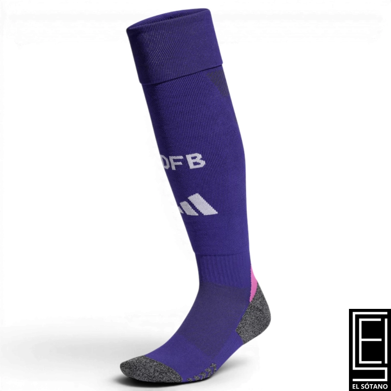 Medias Adidas Oficial De La Segunda Division De Alemania Moradas
