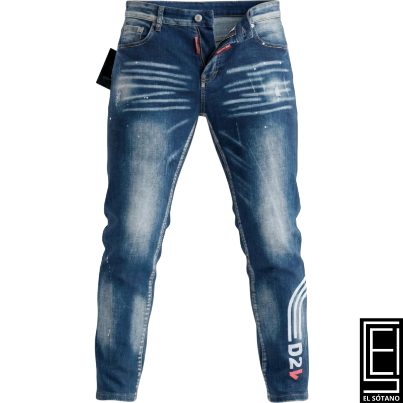Pantalón Dsquared2 Cool Guy Jeans Azul Desteñido Diseños Pantalón Dsquared2 Cool Guy Jeans Azul Desteñido Diseños